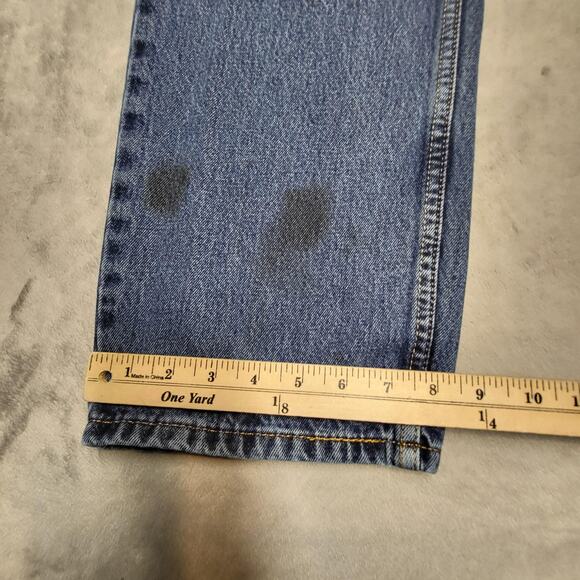 Levis 550 Jeans Mens 33x30 Blue Relaxed Fit Tapered Leg Zip Fly Denim Classic - Picture 8 of 12